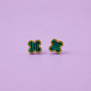 Flower Brass Earring