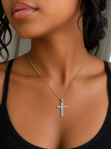 Cross Necklace Stainless Steel
