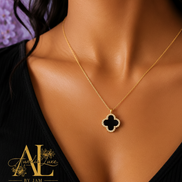 Elegant Four Leaf Clover Necklace