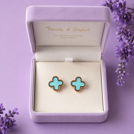 Flower Brass Earring