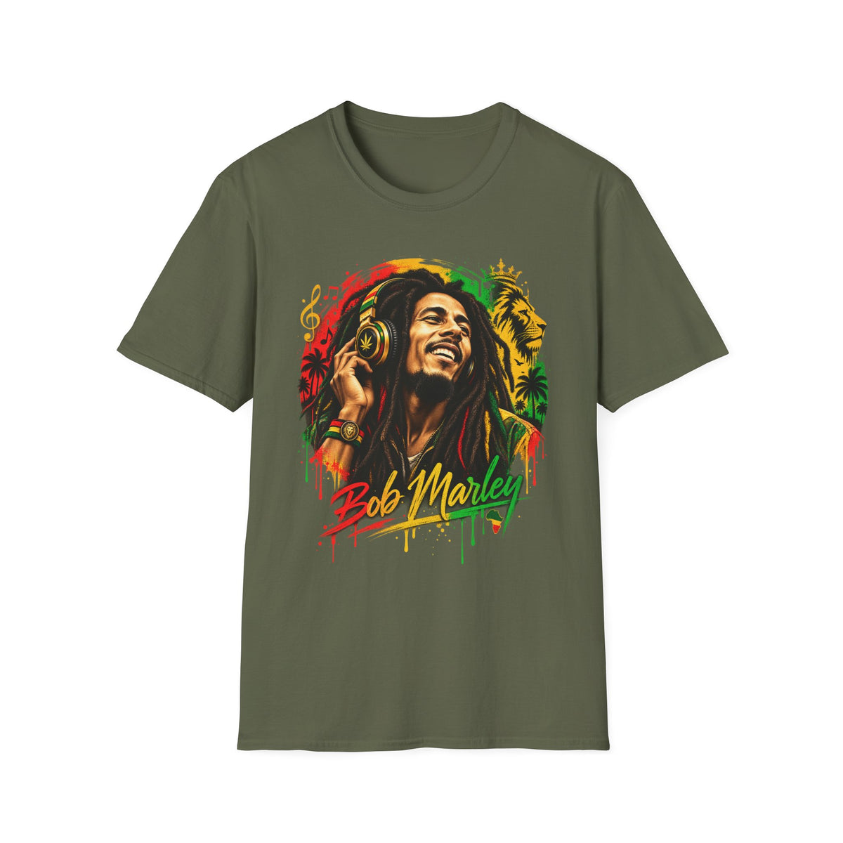 Portrait T-Shirt — Rasta Reggae Music Tee