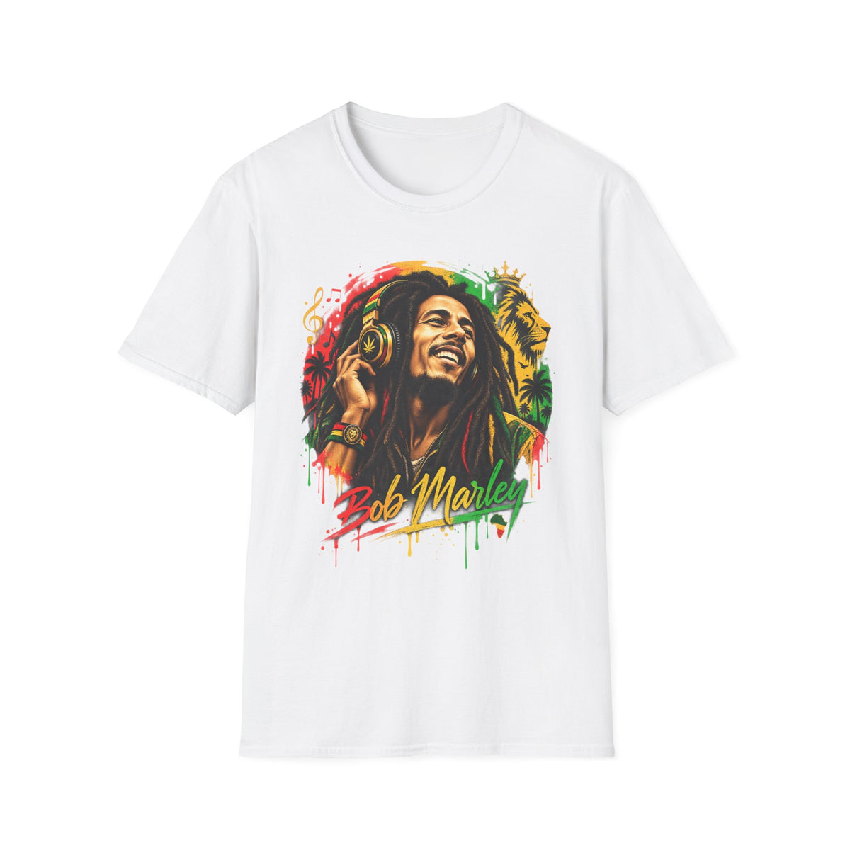 Portrait T-Shirt — Rasta Reggae Music Tee