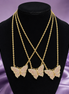 Aurelia Blush Butterfly Crystal Necklace