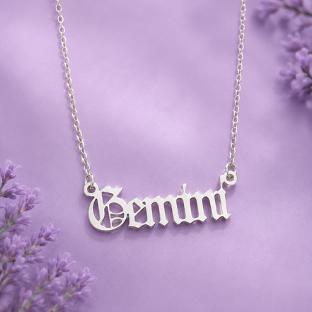 Zodiac Signs Stainless Steel necklace Waterproof Non-Tarnish(18”/20”)