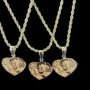 Betty Boo 18K Gold-Plated Heart Pendant Necklace
