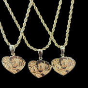 Betty Boo 18K Gold-Plated Heart Pendant Necklace