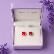 Flower Brass Earring