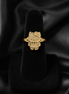Golden Kitty Statement Nugget Ring