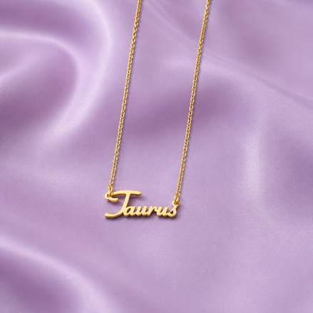 Zodiac Signs Stainless Steel necklace Waterproof Non-Tarnish(18”/20”)