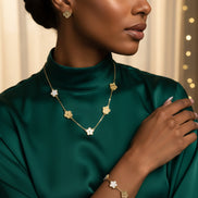 Nicole Miller New York Three Piece Clover Gold set