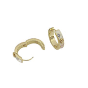 Tory Burch Enamel Flowers Earrings