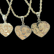 Betty Boo 18K Gold-Plated Heart Pendant Necklace