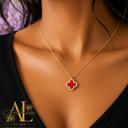 Elegant Four Leaf Clover Necklace