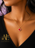 Elegant Four Leaf Clover Necklace