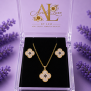 High Quality Stainless Steel Earrings & Necklace Sets