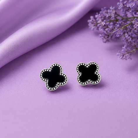 Flower Brass Earring