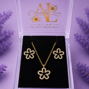 High Quality Stainless Steel Earrings & Necklace Sets