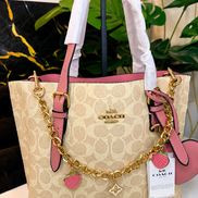 Mollie Tote Bag 25 in Signature Canvas with Charms