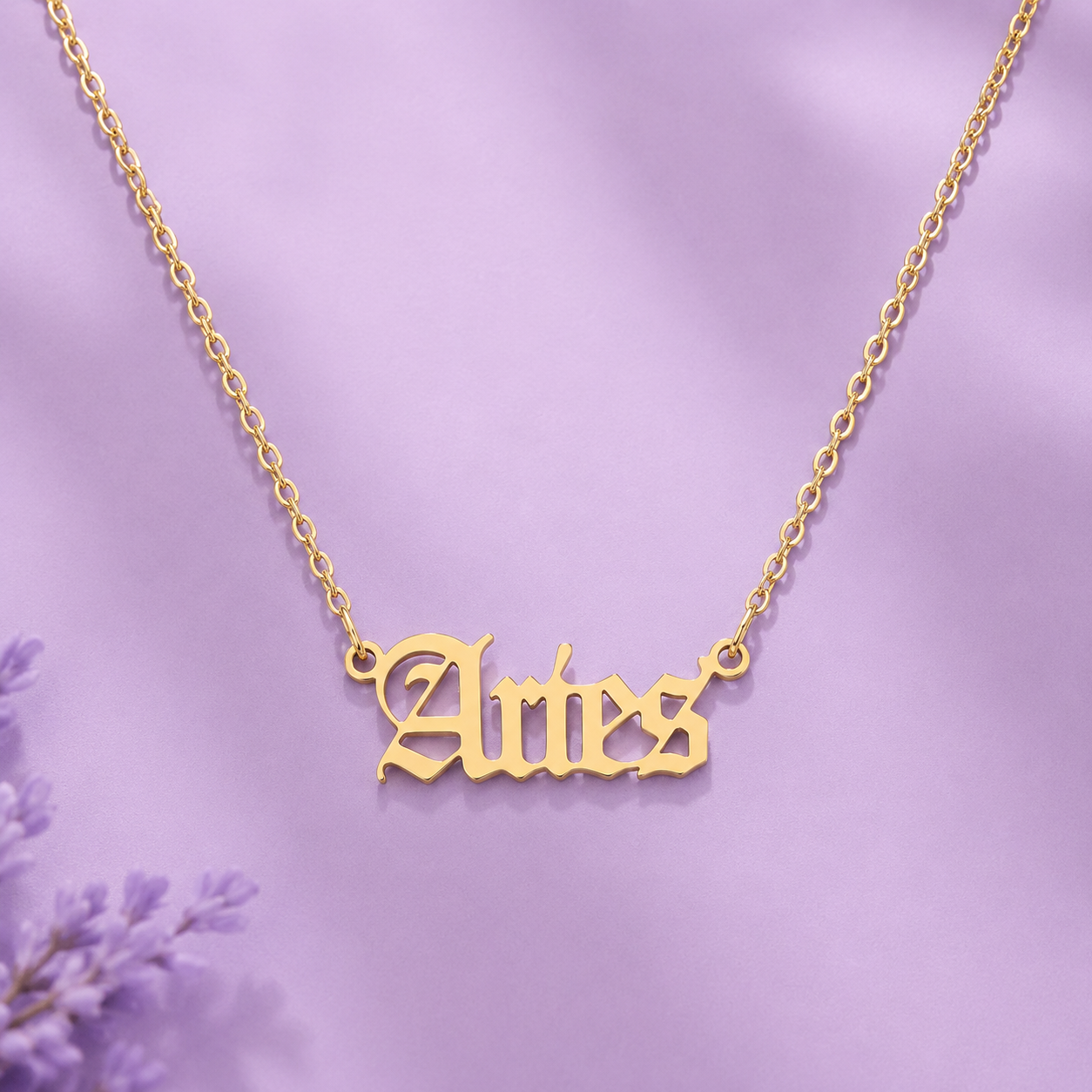 Zodiac Signs Stainless Steel necklace Waterproof Non-Tarnish(18”/20”)
