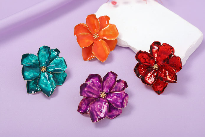 Petal Drop Earrings for women