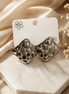 304 Stainless Steel Geometric Stone-free Square Ear Studs