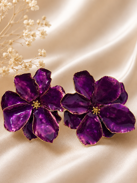 Petal Drop Earrings for women