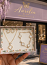 Clover Necklace Bracelet and Earrings