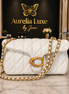 Coach Inspired Purse / Bow Sandals/ White Matching Sets