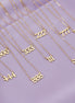 18k Gold Plated Angel Number Necklace 304 Stainless Steel