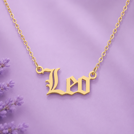 Zodiac Signs Stainless Steel necklace Waterproof Non-Tarnish(18”/20”)