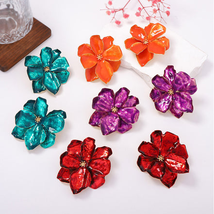 Petal Drop Earrings for women