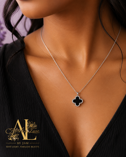 Elegant Four Leaf Clover Necklace