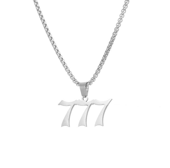 18k Gold Plated Angel Number Necklace 304 Stainless Steel