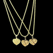 Betty Boo 18K Gold-Plated Heart Pendant Necklace